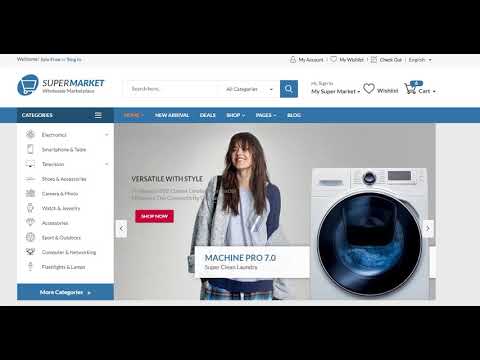 Free Responsive HTML5 E commerce