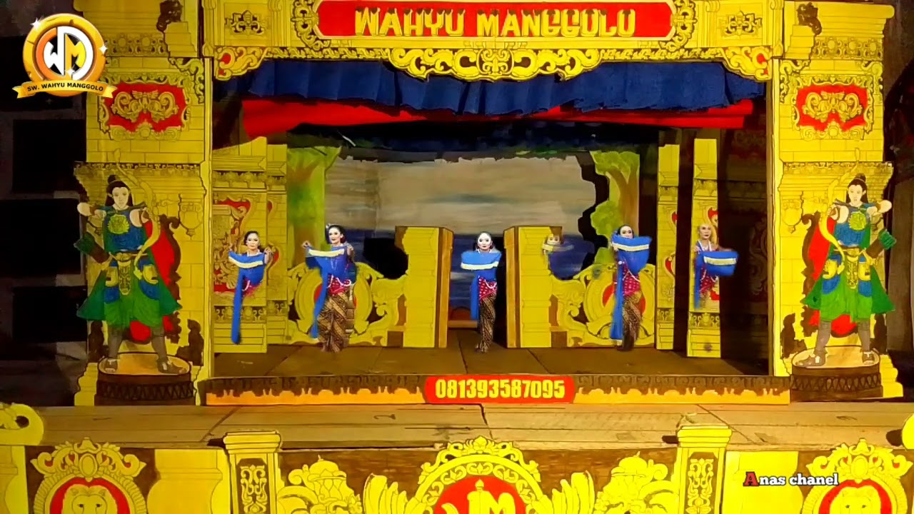 tari gambyong part 1 miniatur WAHYU MANGGOLO #wahyumanggolo #miniaturketoprak