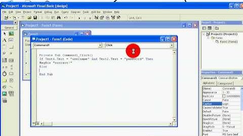 how to make a login system with vb6