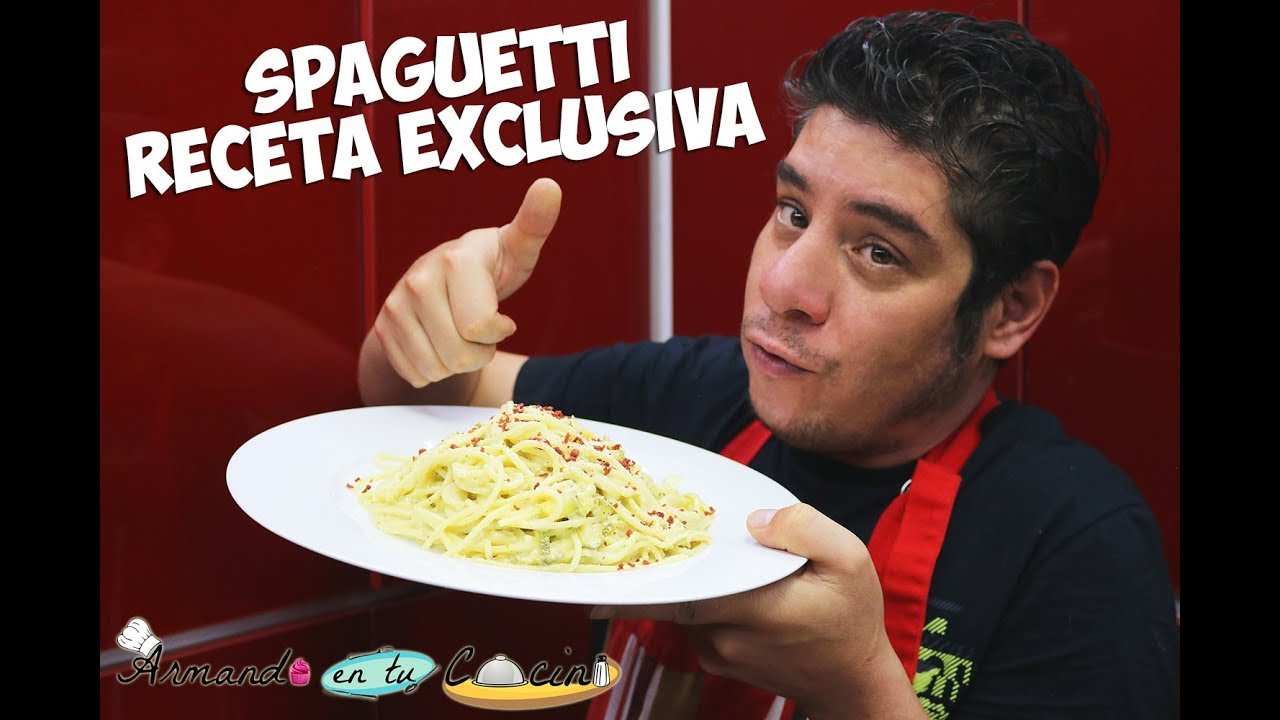 Spaguetti Blanco Receta Exclusiva - YouTube