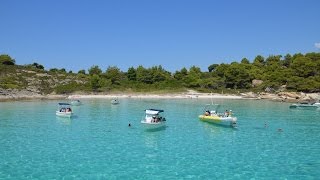 Diaporos island near Vourvourou. Sithonia. Halkidiki. Greece.