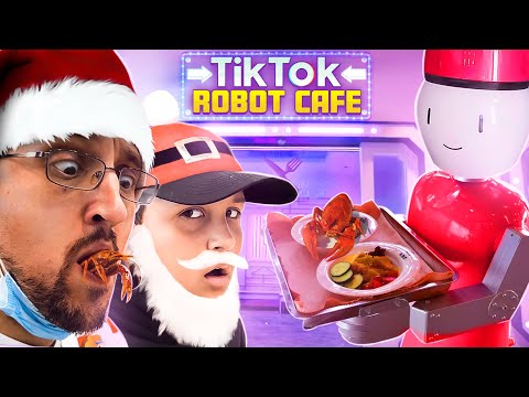 TIK TOK Robot Restaurant + Christmas Day Broke! Worst Holiday EVER! (FV Family Vlog)