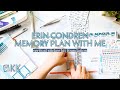 Erin Condren Memory Plan with Me Vertical LifePlanner Simple Minimal Scrapbook PlannerKate Stickers