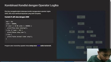 Memahami Logika Boolean, Percabangan, & Flowchart Dasar dalam Pemrograman
