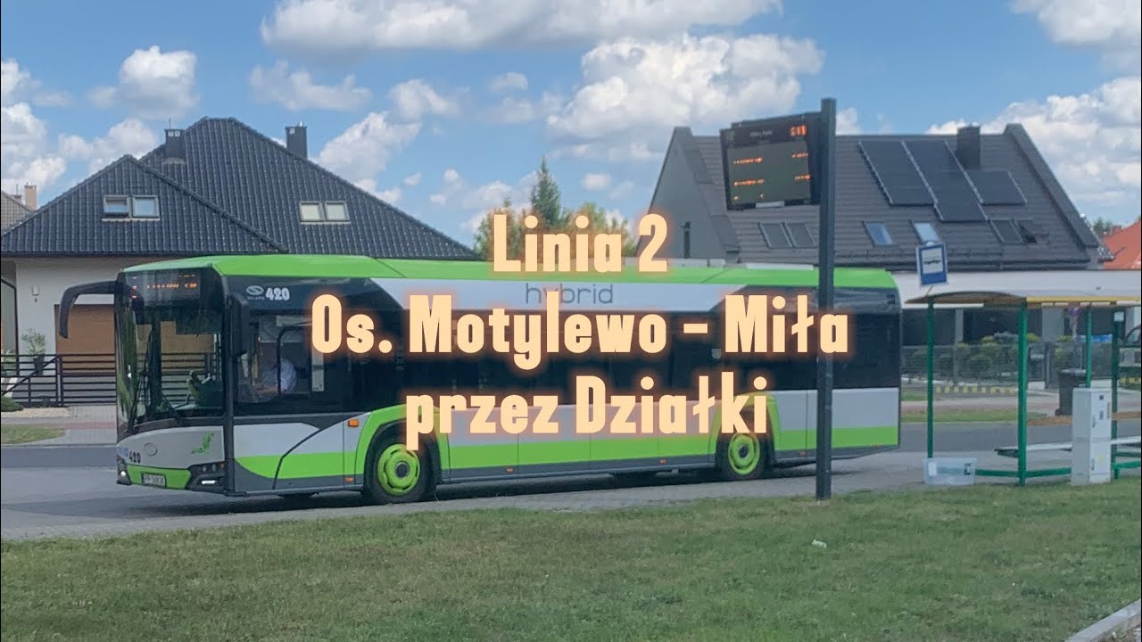 MZK PIŁA Linia 2 Os.Motylewo - Miła przez Działki
