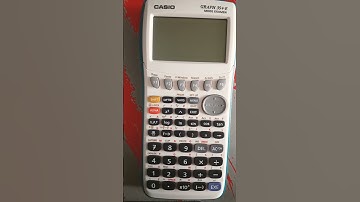TUTO - Comment allumer et éteindre une Calculatrice Graphique 35+E de CASIO !