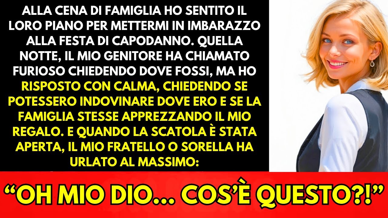 Alla Cena Di Famiglia Ho Sentito Un Piano Per Umiliarmi Alla Festa Di Capodanno—Così Ho Agito