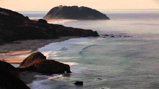 Relaxing Moments - Sunrise, Point Sur, Big Sur, California