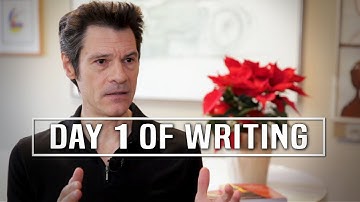 Day One Of Writing A New Screenplay by Mark Sanderson