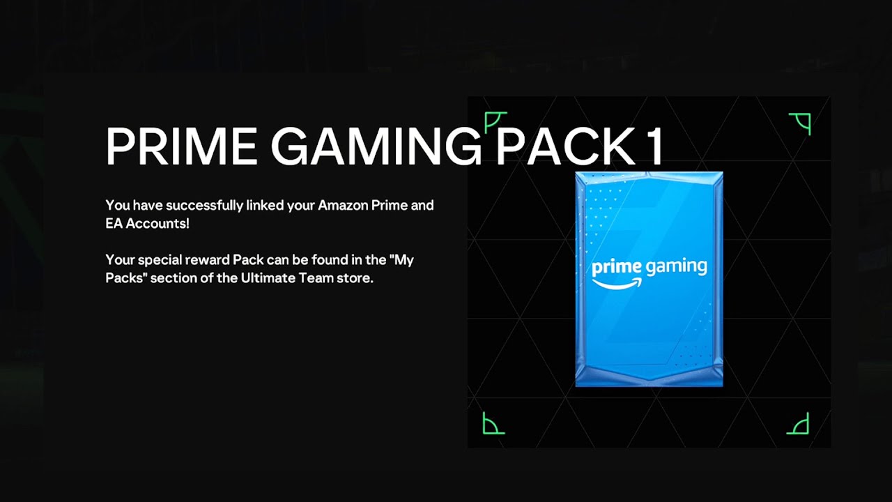 the FIRST PRIME GAMING PACK on FC 24. 