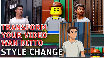 ComfyUI Tutorial: Transform Your Videos Using Wan 2.1 Ditto #comfyui #wan2 #comfyuitutorial