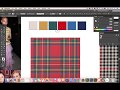 How to create a tartan/check design in Illustrator