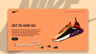 👟Nike Shoes Landing Page Website Design with pure HTML CSS