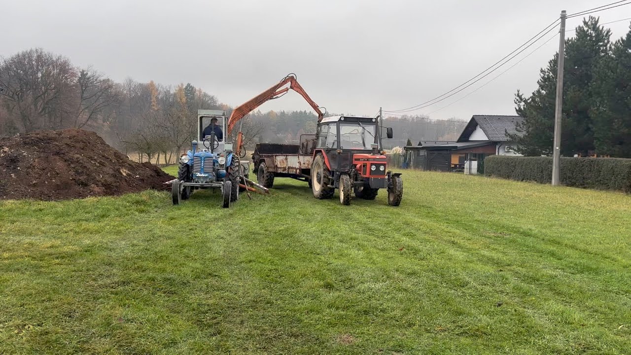 Historická nakládka hnoje v podání 