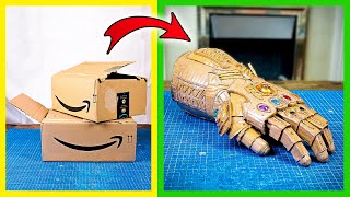 How to make Infinity Gauntlet with cardboard