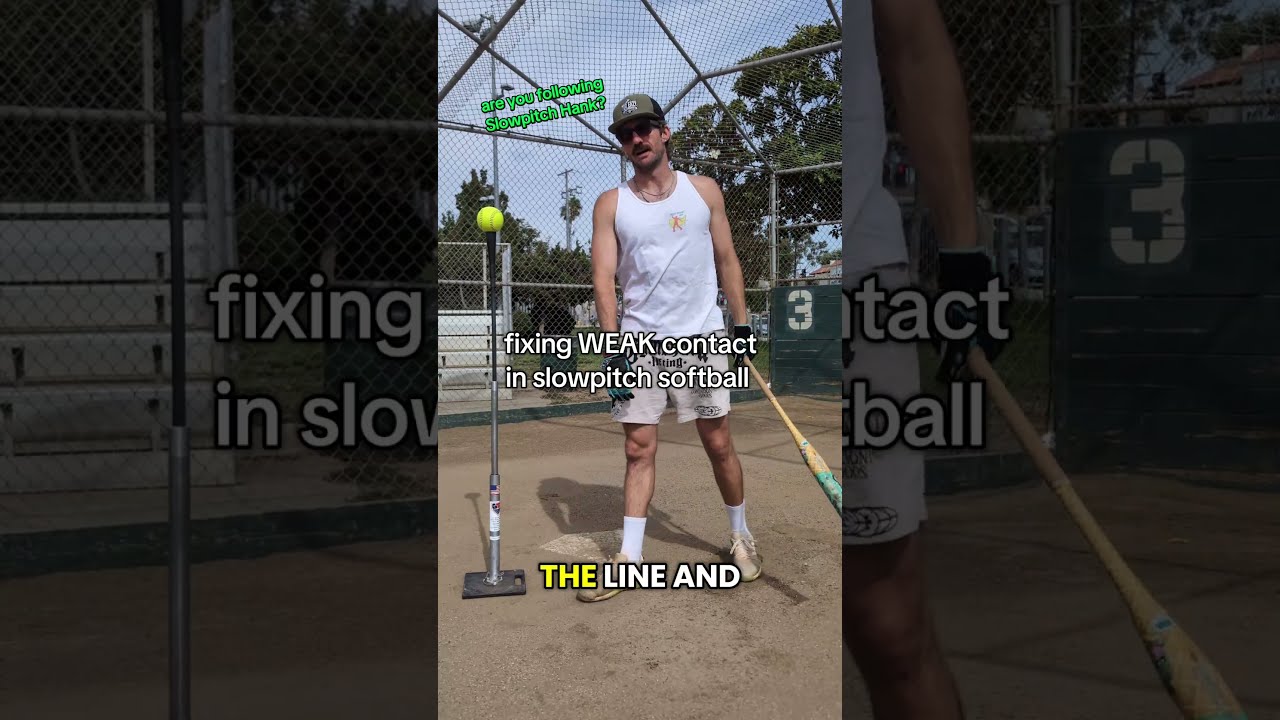 Weak Contact Is A Big Problem For Beginner Slowpitch Softball Players Try This Fix Hobolax Hshs