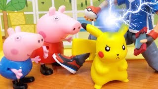❤ Peppa Pig ❤ Pokémon Pikachu | Videos y juguetes de peppa pig