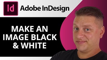 How to Make an Image Black and White in InDesign | Adobe InDesign Tutorial 2025