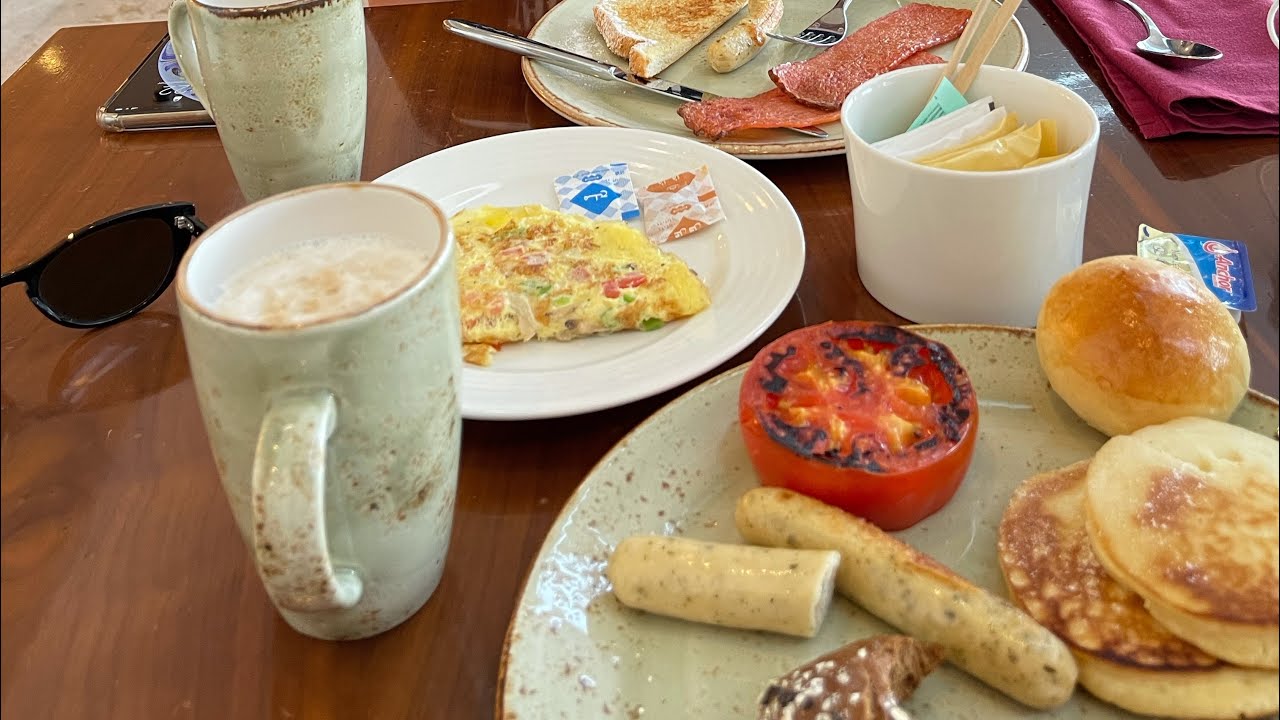 Buffet Breakfast in Assymetri Restaurant at Raddison Blu, Yas Island, Abu Dhabi
