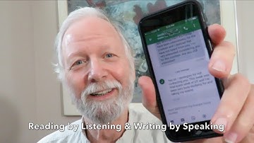 Texting with Reading by Listening & Writing by Speaking