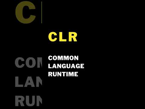 What is CIL, CLR in .NET? | C# Basics | #shorts