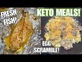 My Morning Routine &amp; The BEST Way to Cook Fresh Redfish on the Grill!! | Keto Day of Eating