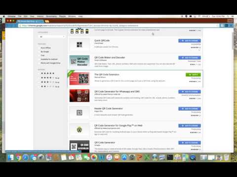 Google Extension QR Code Generator