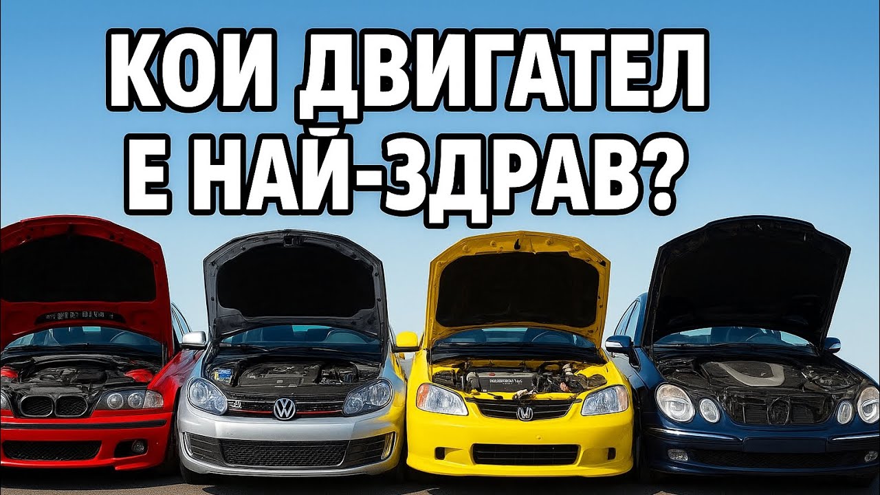 Кой двигатели сa най-здрави ? Кой двигател е най-добър? Автомобилен мотор? Лично мнение...