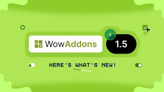 Huge WowAddons Update: Version 1.5 Walkthrough