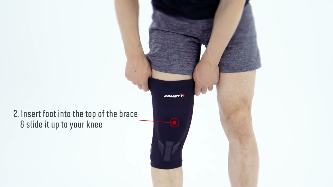 Zamst ZK Knee Brace   Application Tutorial   YouTube