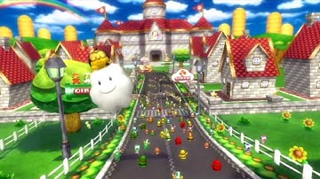 Mario Kart Wii Single-Player VS Races - Music Hack test starring Waluigi