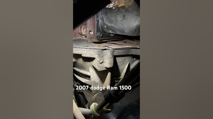 2007 dodge ram 1500 transmission #removal #torque #converter #bolts ￼