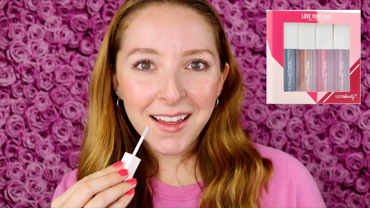 ULTA BEAUTY LIP OIL REVIEW MINT & RASPBERRY YouTube
