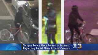 Person Of Interest Sought After Racist Flyers Found On Temple Campus