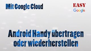 Famous Android Handy übertrage oder Wiederherstellen mit Google Profile
