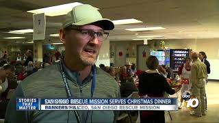 ABC Covers the San Diego Rescue Mission's Christmas Meal (1)