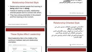 Chapter 5: Attending to Tasks and Relationships