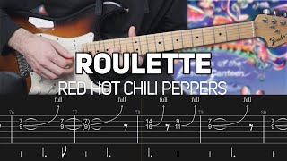 Red Hot Chili Peppers - Roulette (Guitar lesson with TAB)