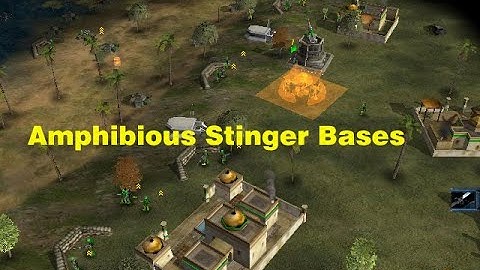 General Zero Hour Custom Mission - Amphibious Stinger Bases