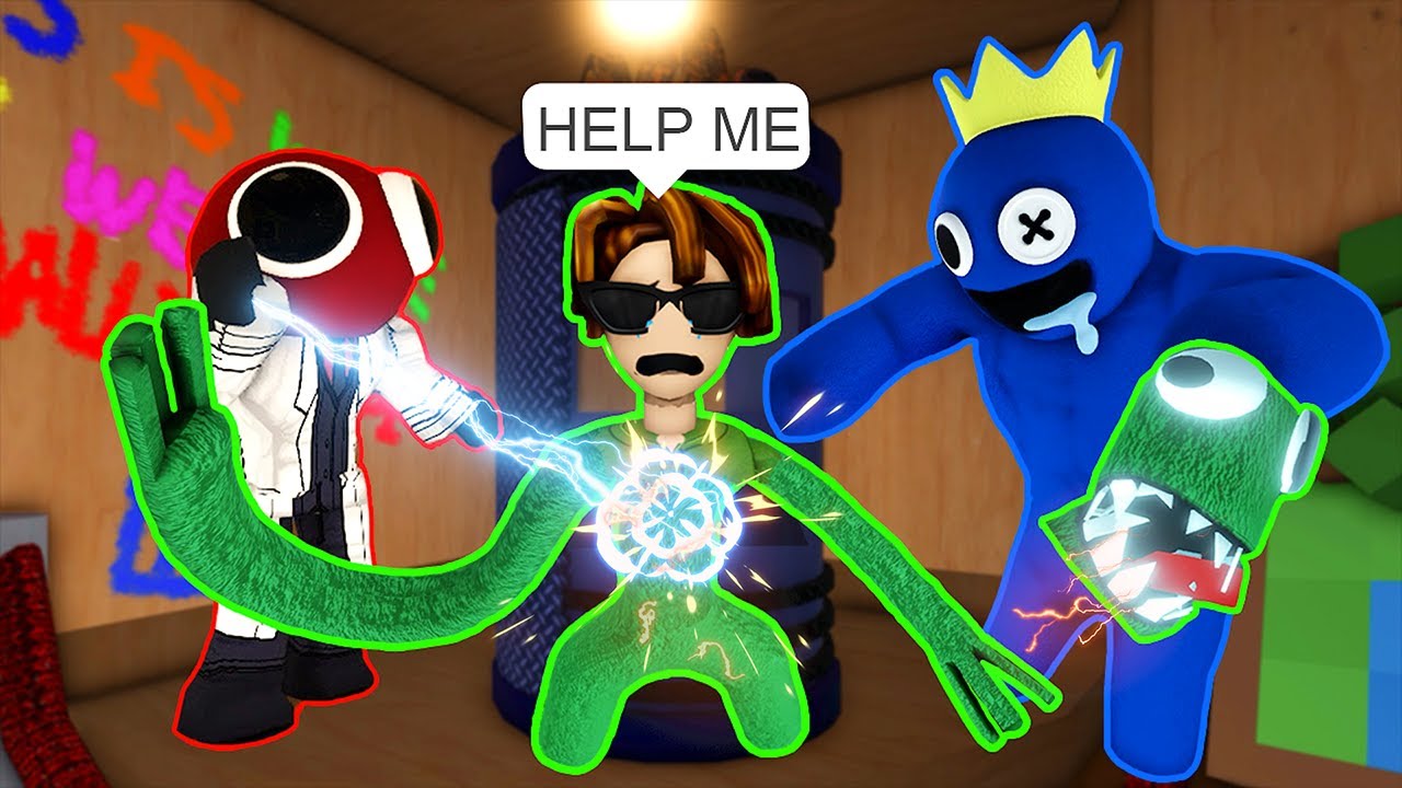 ROBLOX Rainbow Friends vs Hacker Brookhaven 🏡RP