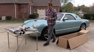 Borla CatBack Exhaust Upgrade! Unboxing, Installation & Initial Impressions  2002 Ford Thunderbird