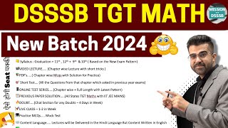 DSSSB TGT MATH New Batch 2024 by Ashu sir