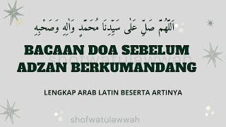 Doa Sebelum Adzan