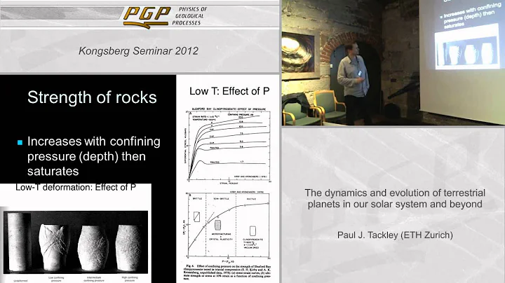 Lecture - The dynamics and evolution of terrestria...