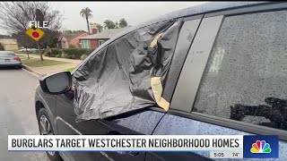 Burglars target Westchester neighborhood homes