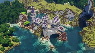 Relaxing Minecraft Castle Build!