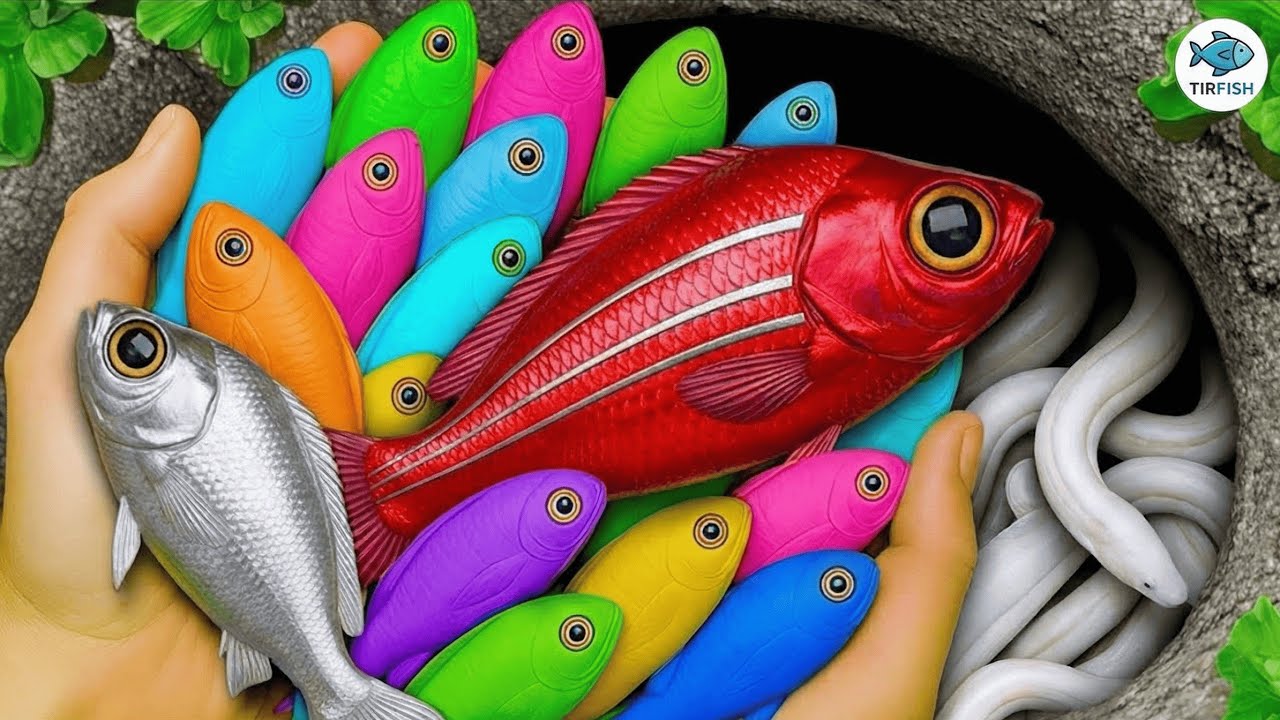 Menangkap ikan hias, ikan lele, ikan mas, koki, guffy, molly