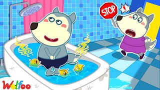 Don't Go Potty in Bathtub  Kids Stories About Potty Training With Wolfoo @WolfooCanadaKidsCartoon