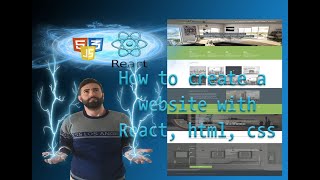 How to create a website with React js part1