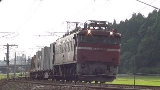 北陸本線 貨物 EF81-742  大聖寺-牛ノ谷